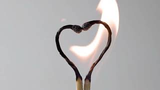 Making heart with burned matches|| AI Generated || BEST AI MODEL