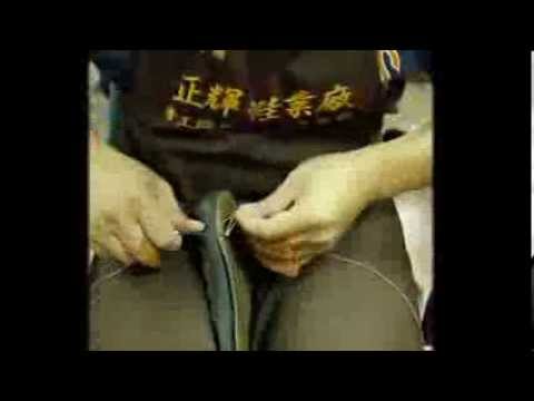 一針一線,手工縫鞋 - YouTube