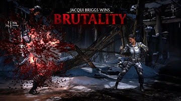 FULL AUTO JACQUI BRIGGS | HOW TO PERFORM BRUTALITY (using keyboard) - MORTAL KOMBAT XL