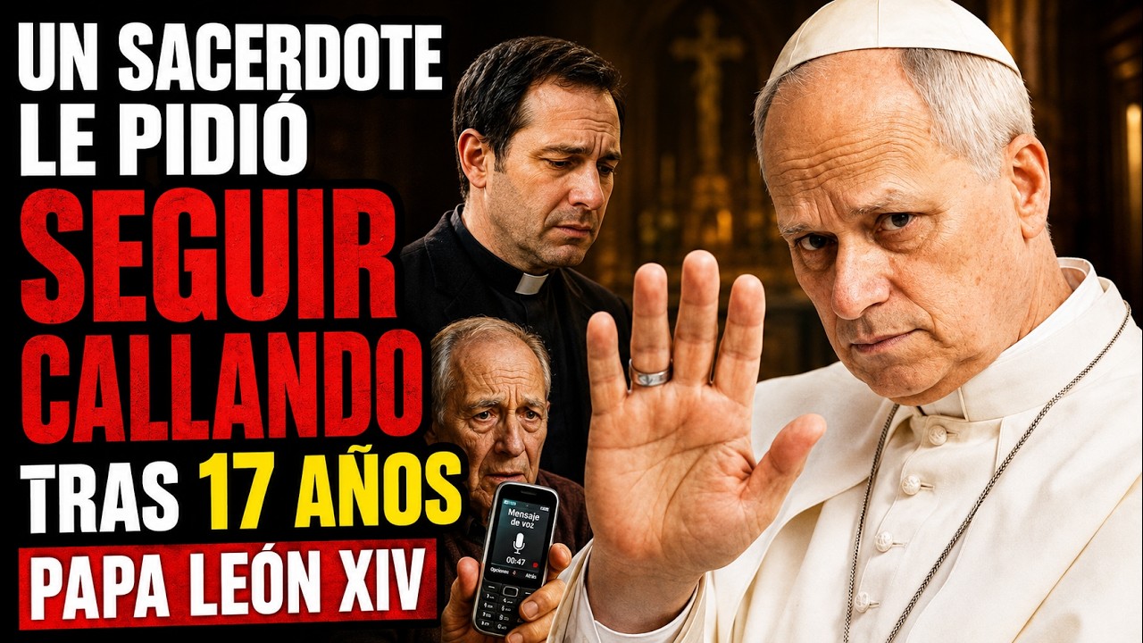 Un Sacerdote Le Pidió A Un Padre Enfermo Que Siguiera Callando… Papa León XIV Quiso Saber Por Qué