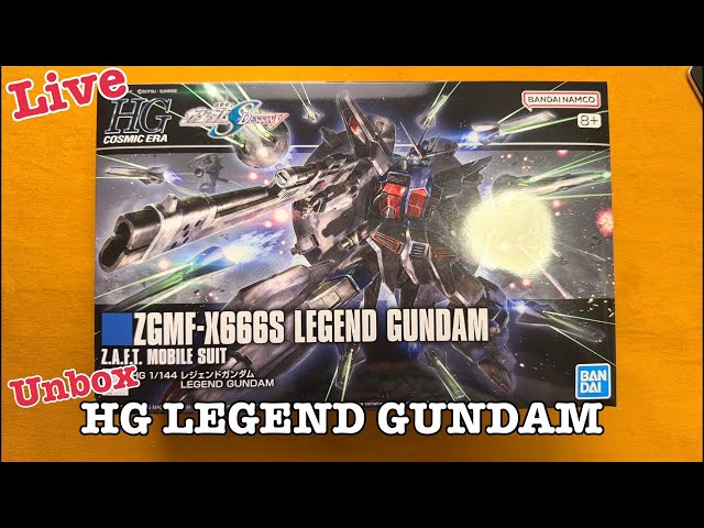 Live. Unbox HG 1/144 Legend Gundam. - YouTube