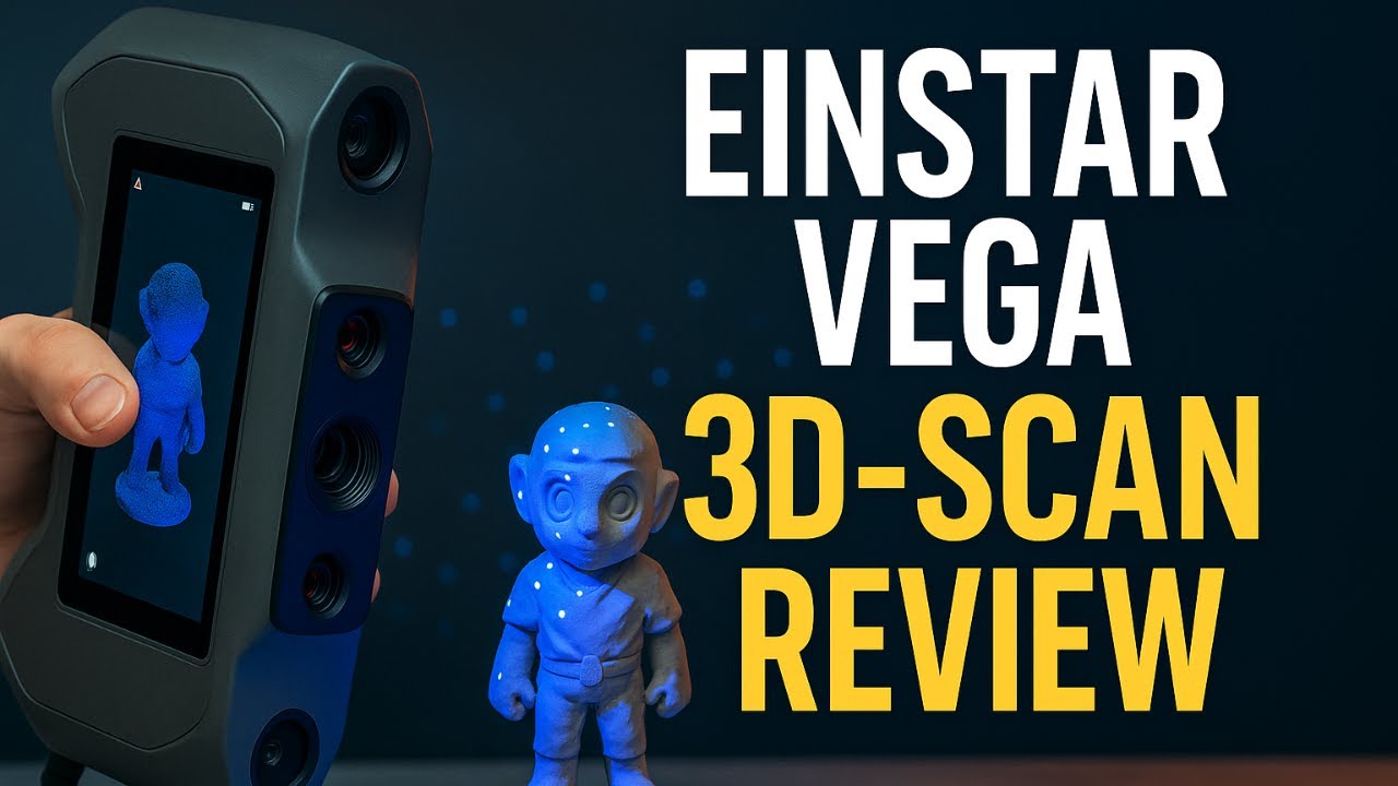 Einstar Vega Review – Mobiler 3D-Scanner im Test!