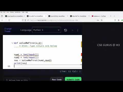 1.Solve me first in Python