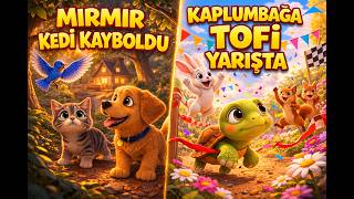 Müzikli Çocuk Masalları / Uyku Öncesi Masallar / Mırmır Kedi Kayboldu & Kaplumbağa Tofi Yarışta