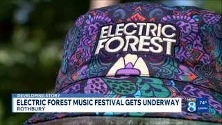 Electric Forest music festival gets underway