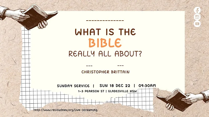 WHAT IS THE BIBLE REALY ALL ABOUT?   Christopher B...