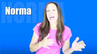 Learn to Spell NORMA Toddler Song | Learn to Talk with Patty Shukla