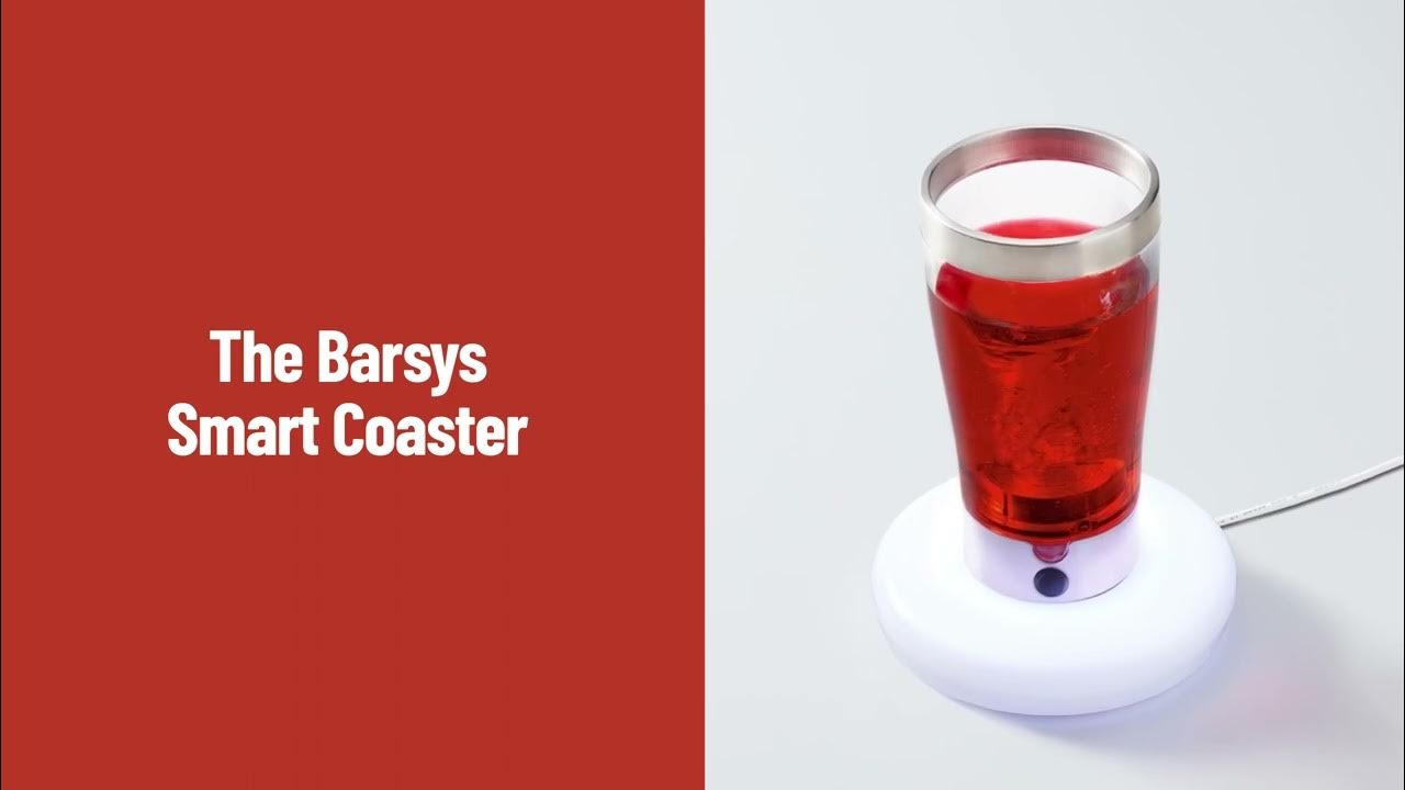 Barsys Smart Coaster and Mixer Set