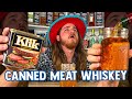 I left canned meat in whiskey for a week