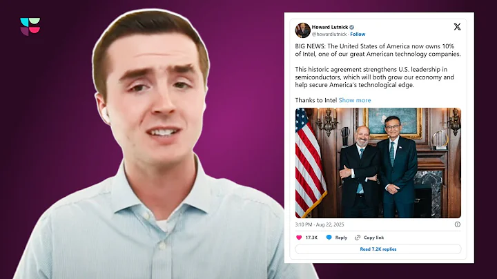 U.S. Government Takes 10% Stake in Intel