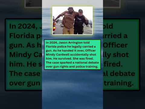 Jason Arrington informed Florida police in 2024 that he was carrying legally