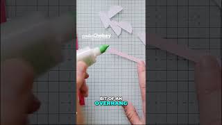 DIY Scalloped Card Interior: Easy Crafting Hack! #shorts