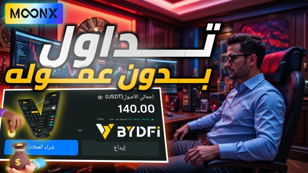 تداول بكل سهوله وبدون عموله علي منصه BYDFi أكثر من500الف زوج تداول 💥