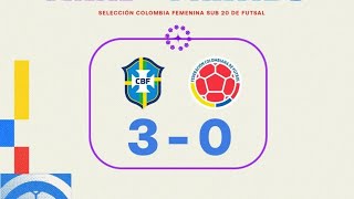 GOALS Brazil vs Colombia (3-0) | International Friendly Women's Futsal U-20