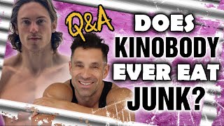 Q & A with Kinobody || Does He Ever Eat Junk Food??? || Greg & Greg