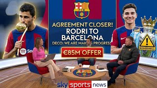 🚨 BREAKING: RODRI TO BARCELONA AGREEMENT CLOSER! Julián Álvarez BOMBSHELL | Barça Transfer News