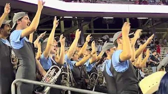 10-04-2025 The "Spirit of Houston" Cougar Marching Band play their fight song.