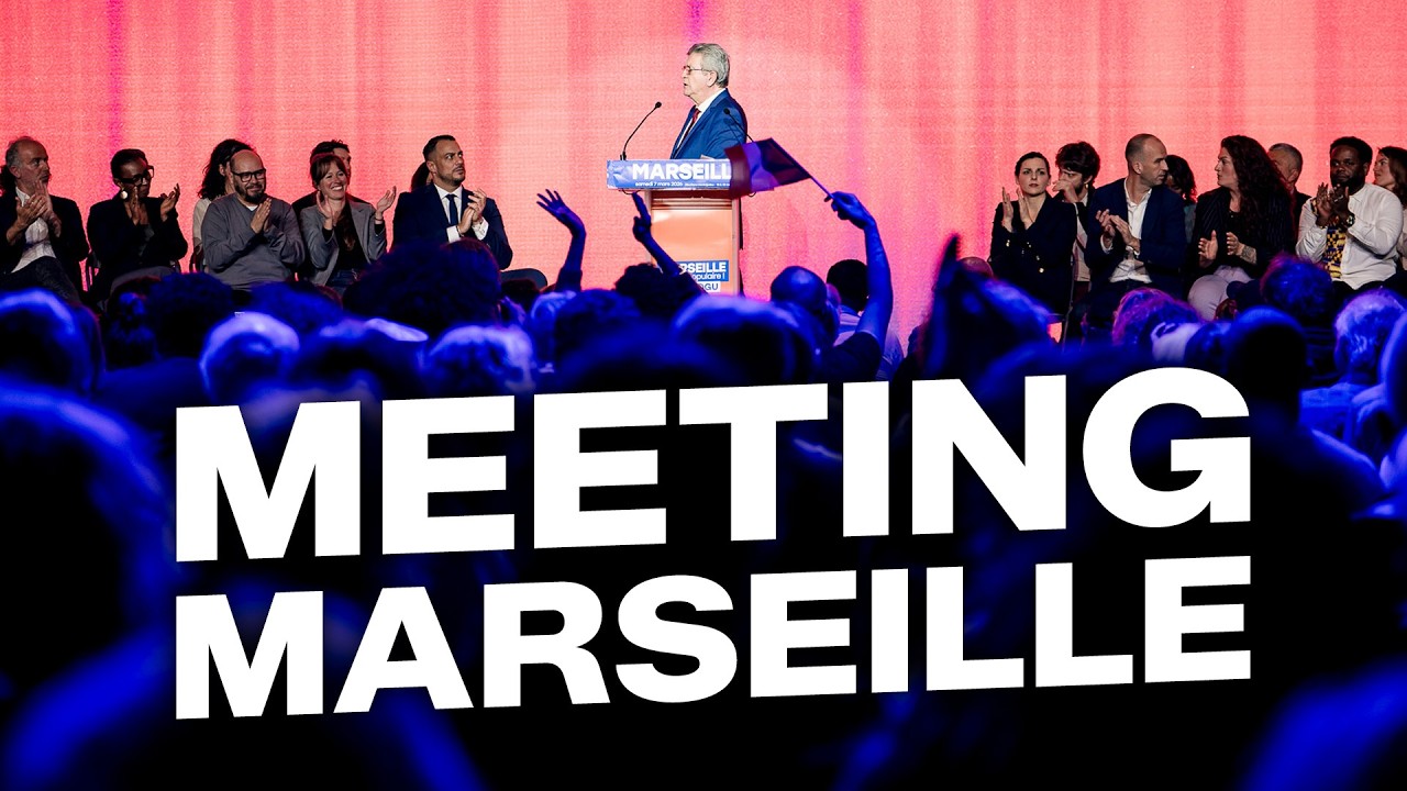 Meeting avec Jean-Luc Mélenchon et Sébastien Delogu à Marseille !
