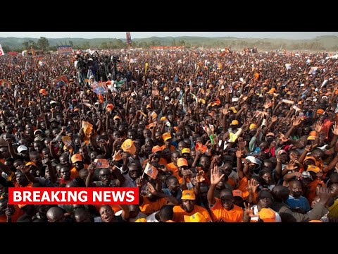LIVE ODM NEW PL OBURU ODINGA SIFUNA LEADING MEGA RALLY IN HOMABAY DAYS AFTER RAILA ODINGA S DEATH