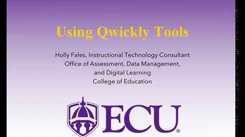 Qwickly Tools in Blackboard