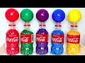 Learn Colors with Coca-Cola Beads Bottles Balls, Pj Masks Surprise Toys (PJMasksToys#1)