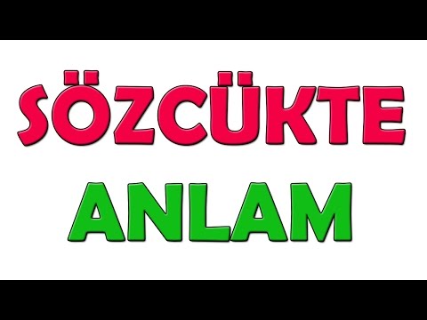 15 Dakikada Sözcükte Anlam