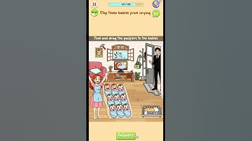 Stop These Babies From Crying | Frustrating Puzzle Game Level-45 | #gaming #shorts #shortsfeed