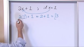 Lesson 12 - Variables And Expressions (Pre-Algebra Tutor)