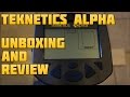 Metal Detecting:  Teknetics Alpha Unboxing and Testing Review!