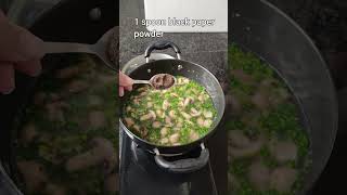 Mushroom and Broccoli soup shorts