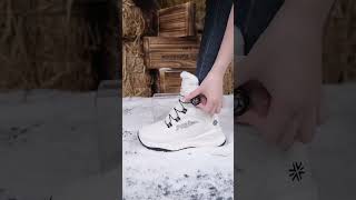 Winter Essentials Mens Letter Print Snow Boots snowboots christmas