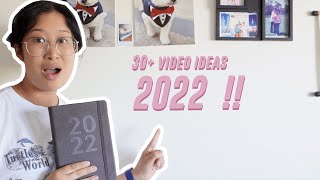 30+ video ideas that will BLOW UP your Youtube channel in 2022