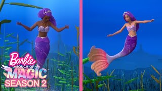 The Return to Pacifica Transformations | Barbie: A Touch of Magic | Season 2 | Barbie™