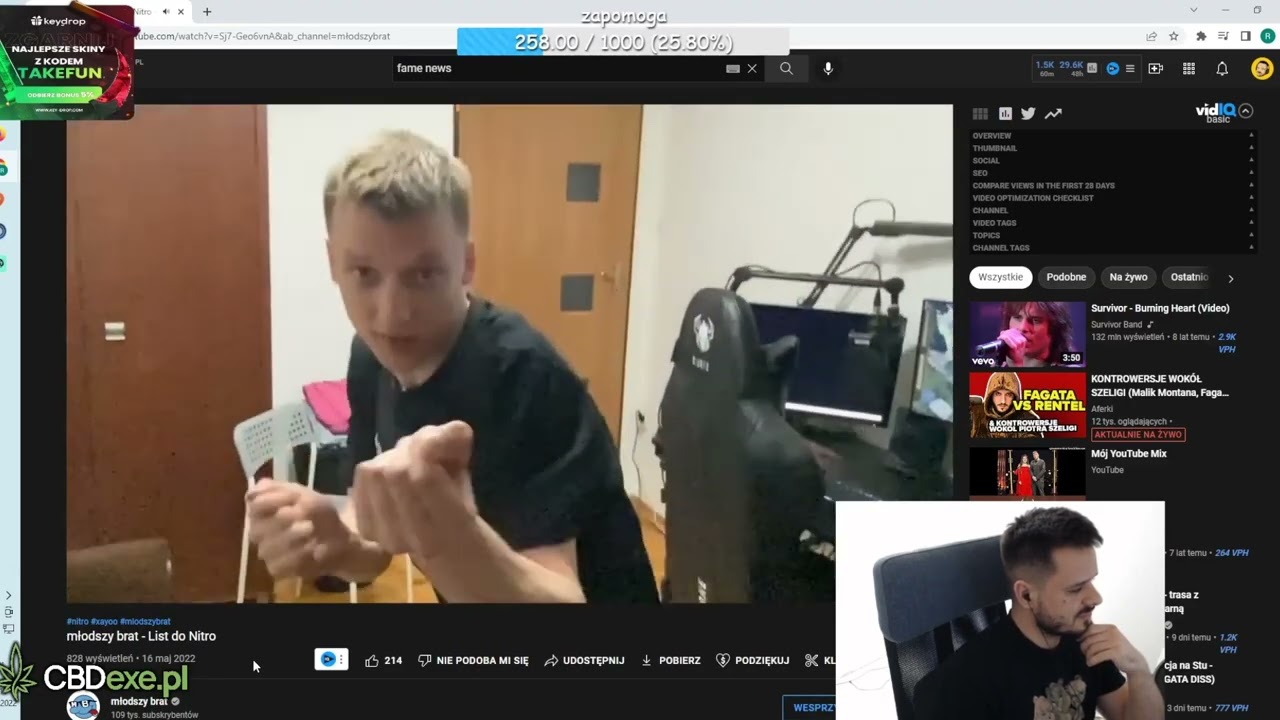 TAKEFUN REAKCJA ~ "młodszy brat - List do Nitro"