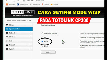 🌐 CARA SETING MODE WISP PADA TOTOLINK CP300