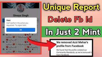How to Report Fake Facebook Account 2022 | Delete Someone Facebook Account With 1 Report | Report Id