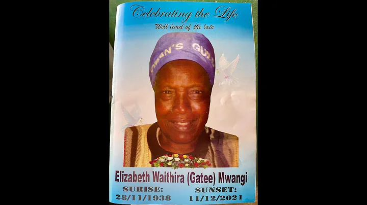 Celebrating the life of Elizabeth Waithira (Gatee) Mwangi