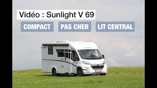 Sunlight v 69 : un campingcar compact premier prix… à lit central !