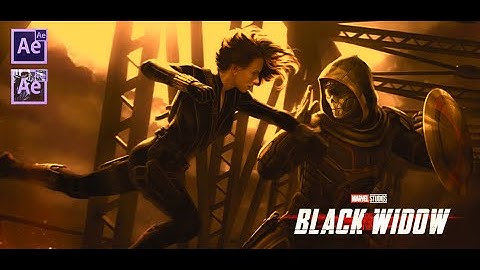 After Effects Black Widow Movie Taskmaster Shield Tutorial | Free Project File