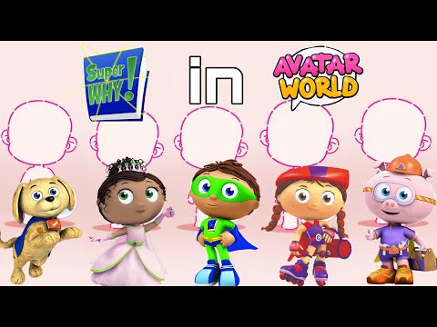 🌬SUPER WHY CHARACTER IN AVATAR WORLD ❣️ !! #trending #avatarworld
