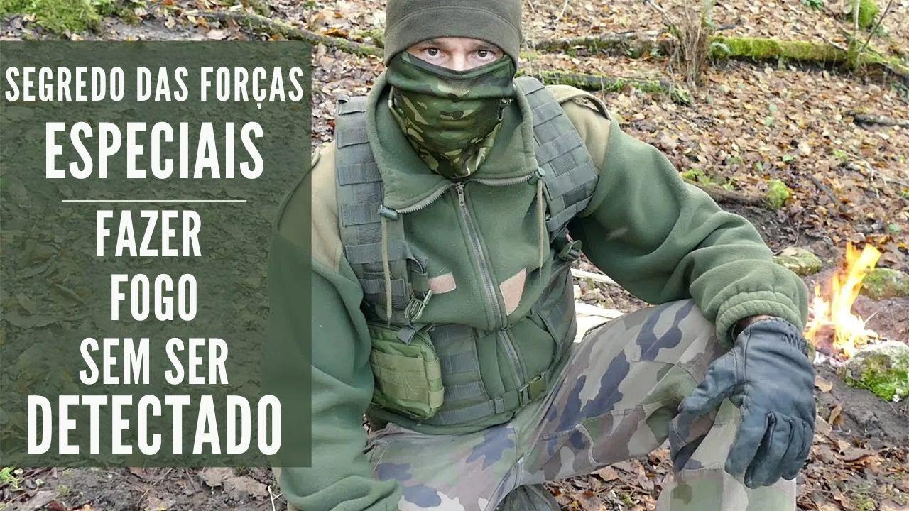 Como fazer uma FOGUEIRA sem fumaça. SEGREDO das FORÇAS ESPECIAIS