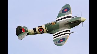 Deano - Yt Esm Rc Supermarine Spitfire Mk14 - 72 Span - Dle 35Cc Ra - Raf Tibenham - - 2018