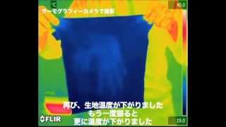 COOLCORE SUPER COOLING TOWEL（クールコア スーパークーリングタオル）サーモグラフィ検証動画