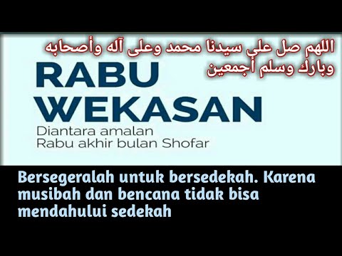 Amalan Rabu Akhir Bulan Shofar Dan Cara sholat Menolak bala&#39;