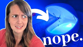 60min “Relaxing' in a Sensory Deprivation Float Tank (Mom Relaxation Fail!)