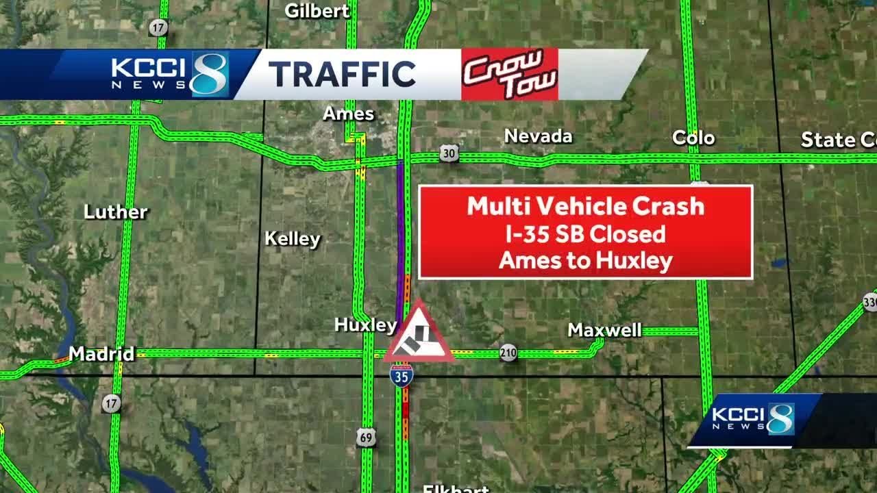 Crashes on Interstate 35 causes severe delays between Ames and Ankeny ...