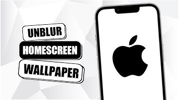 How To Unblur Homescreen Wallpaper on iPhone - iOS 16 (NEW)