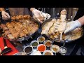 대왕 닭꼬치, 17가지 재료로 저온숙성 / giant chicken skewers - korean street food