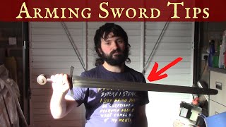 Fighting with an arming sword