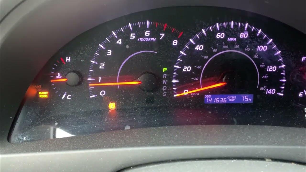 HOW TO RESET TOYOTA CAMRY 2006- 2017 TIRE PRESSURE MONITOR TPMS RESET #